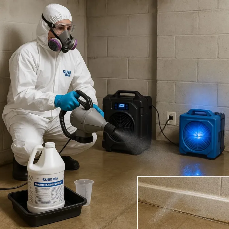 Sanitization and Odor Removal process in Gorman, TX